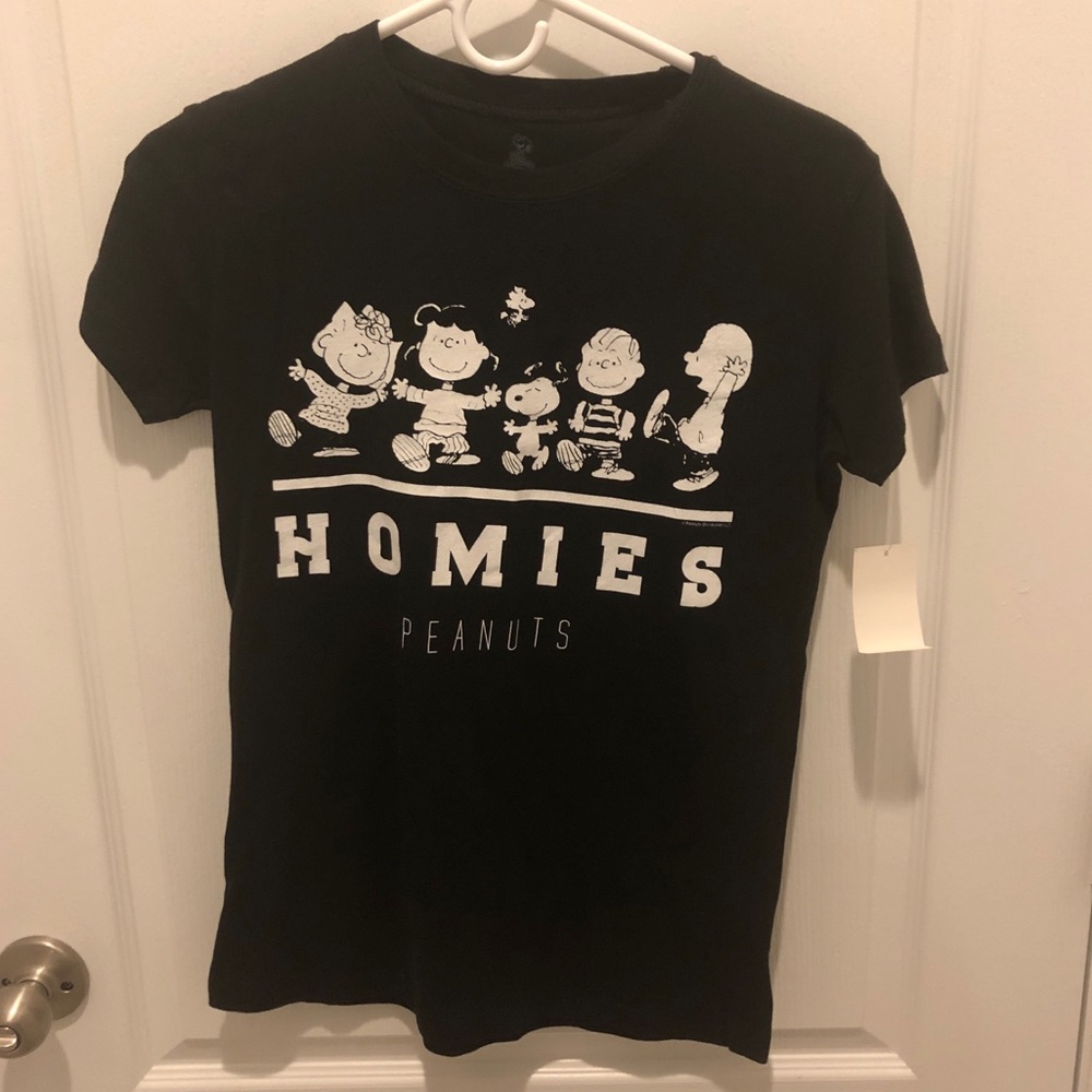 Peanuts Black T-Shirt
